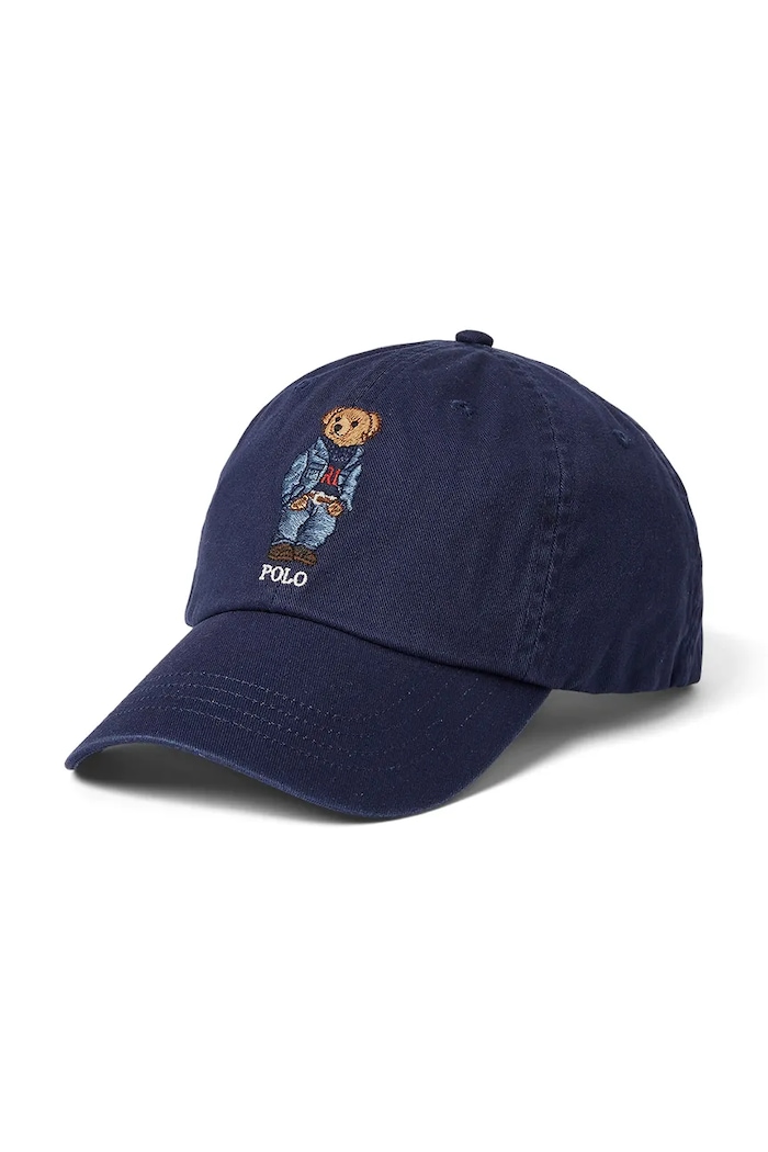 Polo Ralph Lauren șapcă de baseball din bumbac bumbac bleumarin 710917437