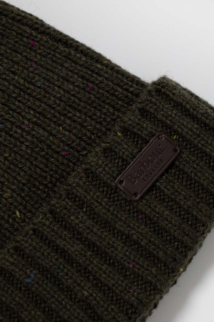 Barbour beanie and scarf Carlton Fleck Beanie & Scarf Gift Set MGS0047 green