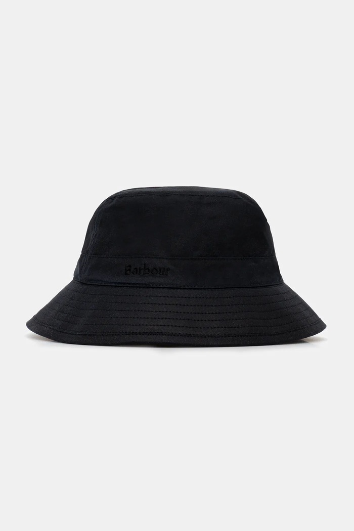 Bavlněný klobouk Barbour Wax Sports bavlna námořnická modř MHA0001
