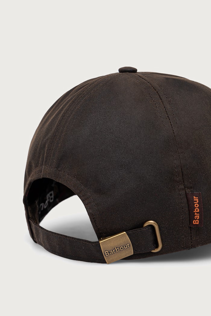 Akcesoria Barbour Czapka bejsbolówka męska bawełniana MHA0005 brązowy