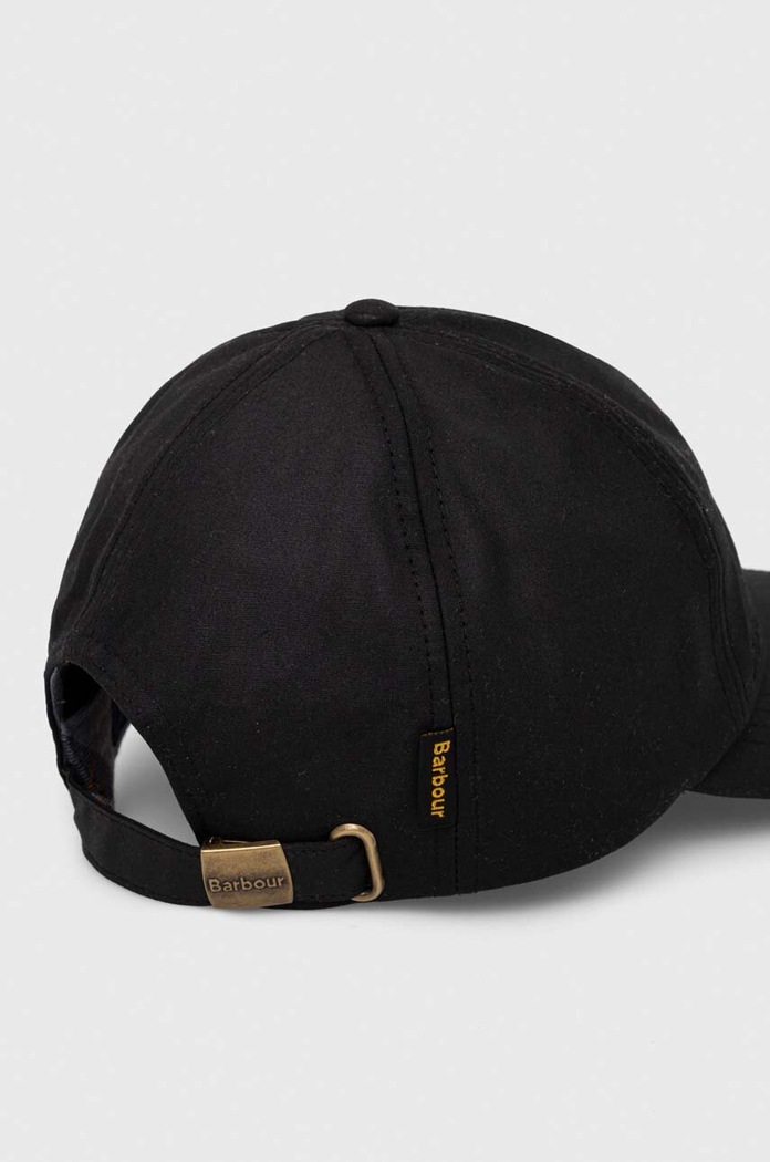 Βαμβακερό καπέλο του μπέιζμπολ Barbour MHA0005 μαύρο AA00