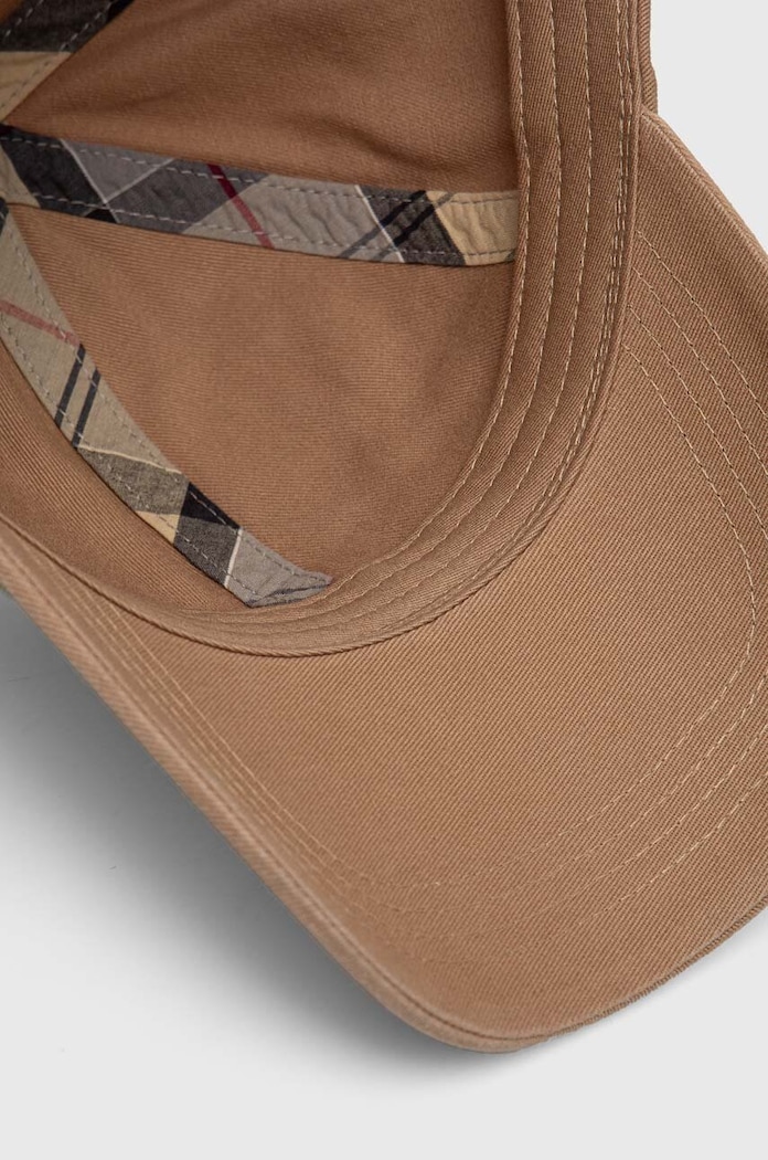 Barbour șapcă de baseball din bumbac pentru bărbați bej MHA0274