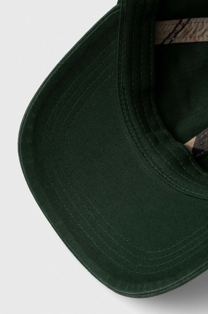 Barbour șapcă de baseball din bumbac pentru bărbați verde MHA0274