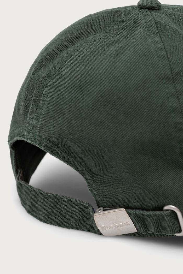 Doplnky Barbour Bejzbalová čiapka pánska bavlnená MHA0274 zelená