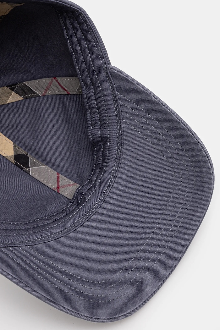 Barbour șapcă de baseball pentru bărbați din bumbac albastru MHA0274