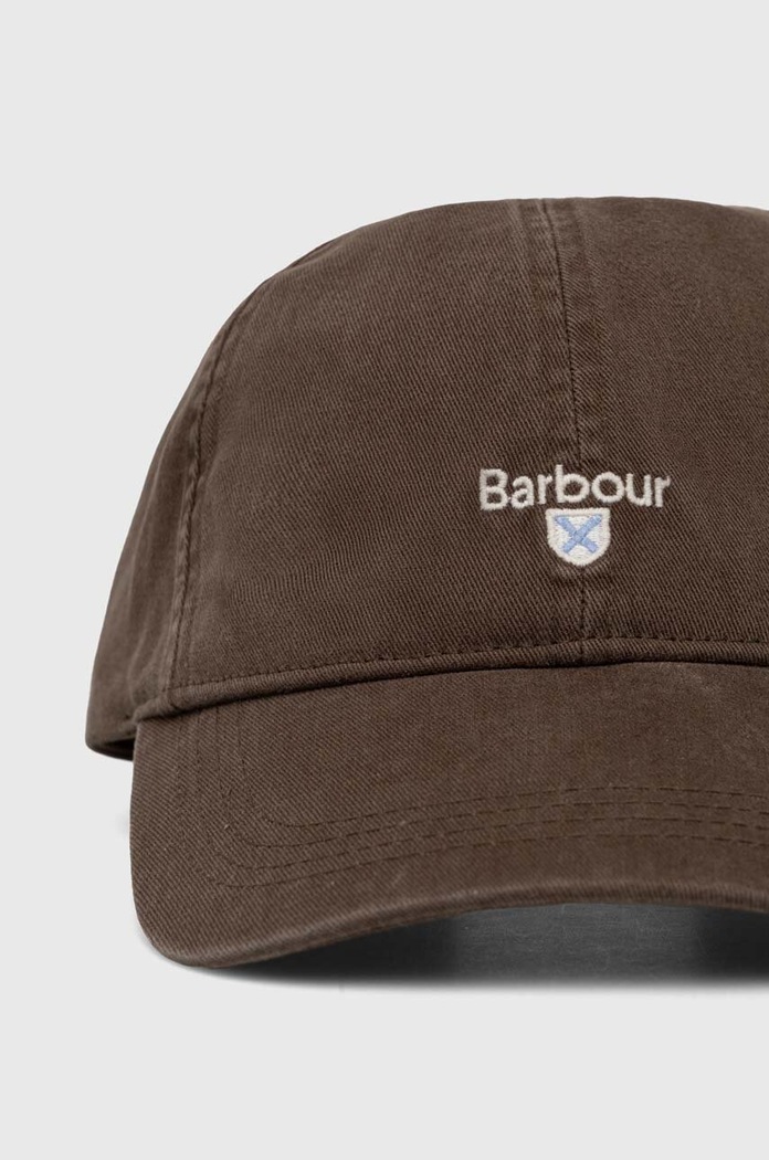Accesorii Barbour șapcă de baseball din bumbac pentru bărbați MHA0274 maro