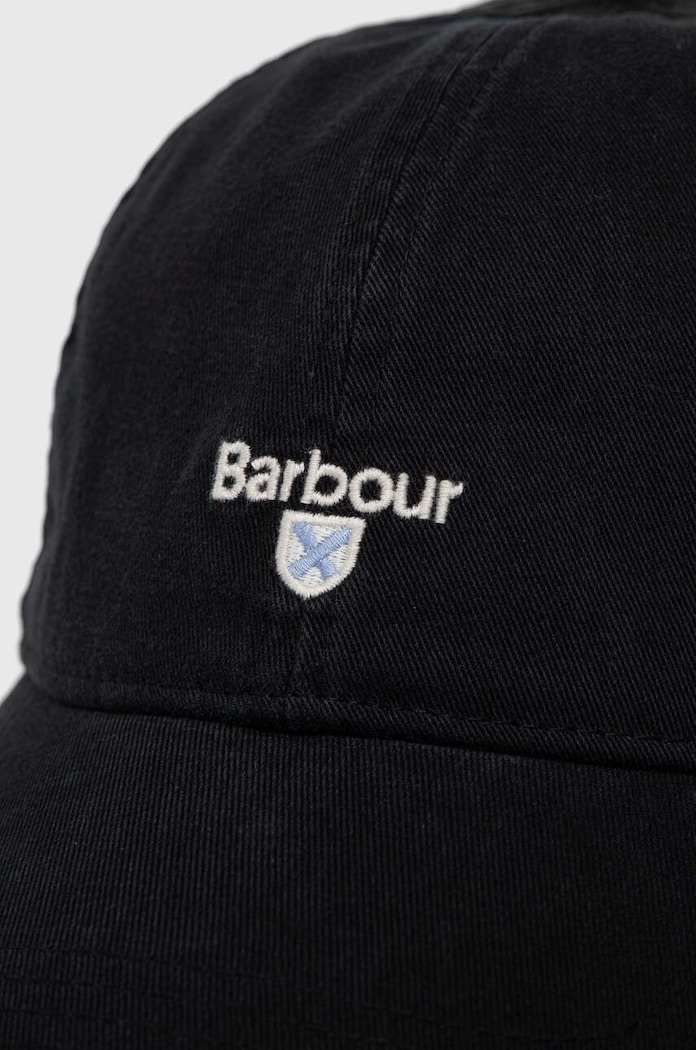 Barbour șapcă de baseball din bumbac pentru bărbați MHA0274 negru AA00