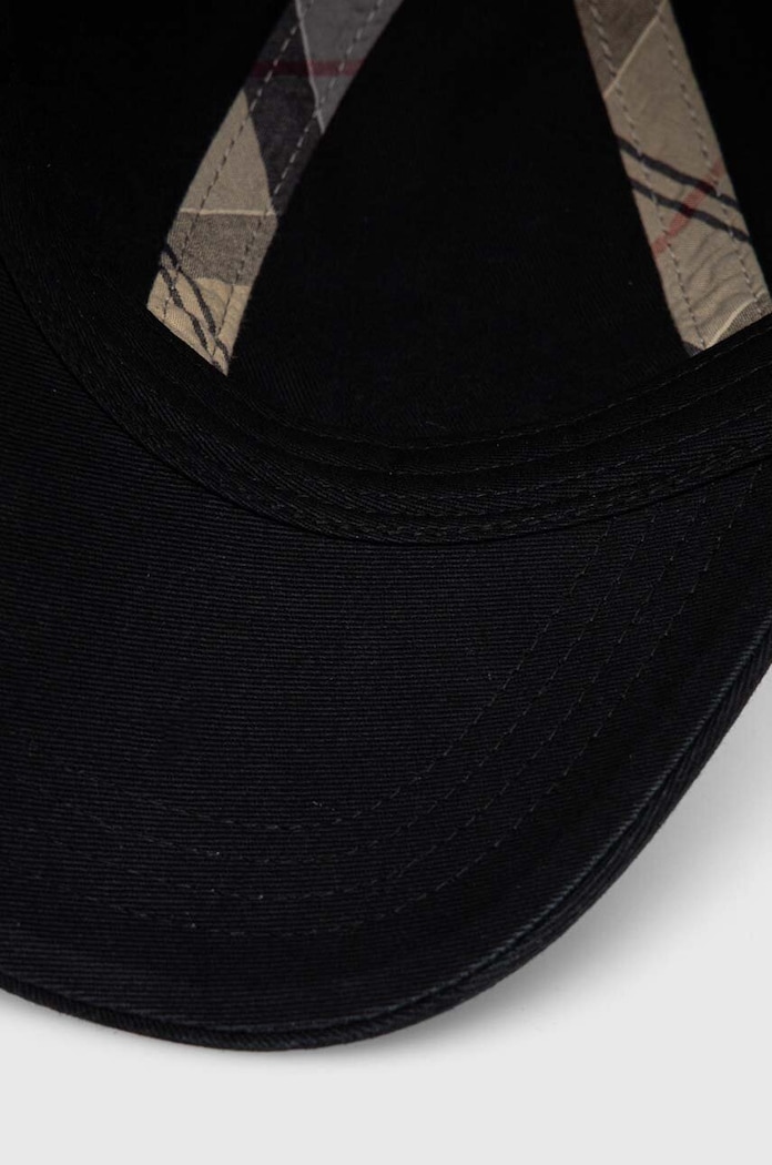 Barbour șapcă de baseball din bumbac pentru bărbați negru MHA0274