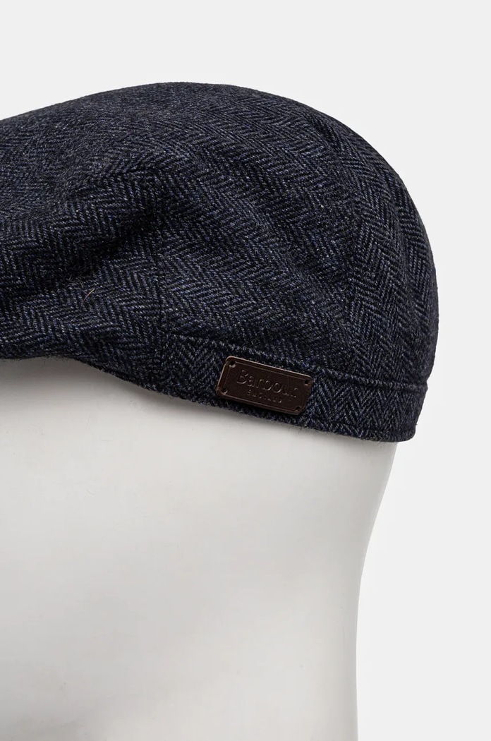 Vlněná čepice Barbour MHA0483 námořnická modř AA00