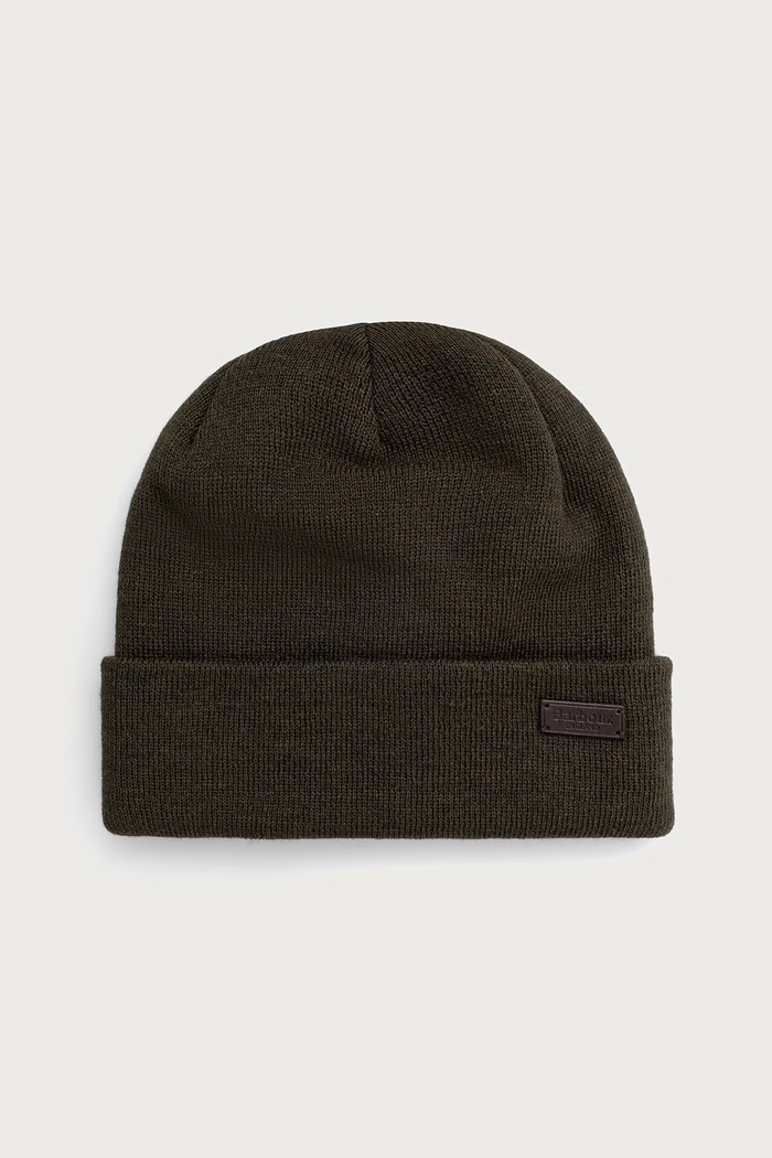 Barbour Czapka męska zielony MHA0820