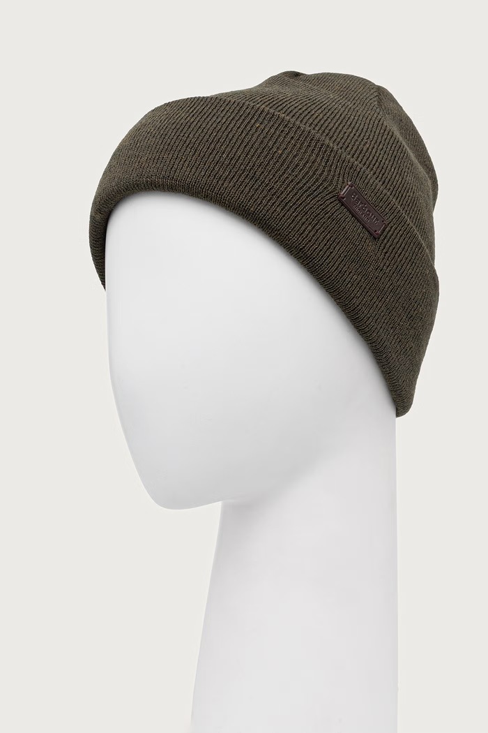 Barbour Czapka męska MHA0820 zielony AA00