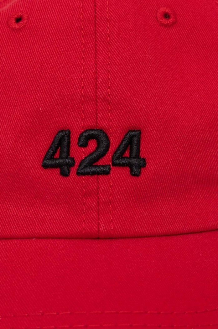 424 Șapcă de baseball din bumbac 35424L01.236585 rosu AW23
