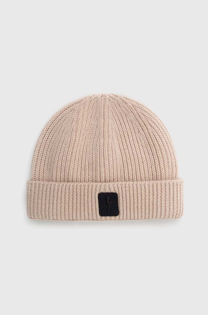 Σκουφί από μείγμα μαλλιού Neil Barett FISHERMAN BEANIE με μείγμα μαλλιού μπεζ PBCP335.V9505.9601