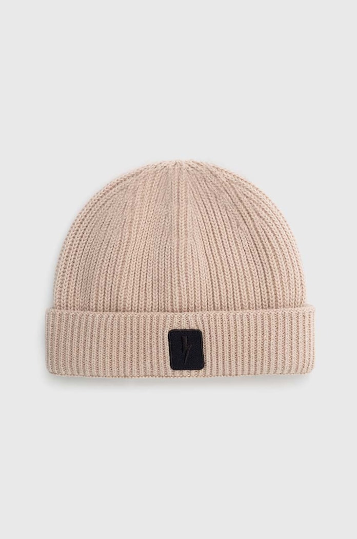 Σκουφί από μείγμα μαλλιού Neil Barett FISHERMAN BEANIE με μείγμα μαλλιού μπεζ PBCP335.V9505.9601