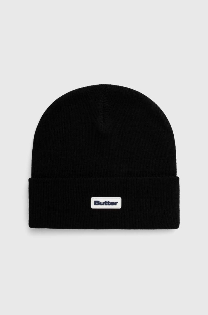 Butter Goods czapka Tall Cuff Beanie aplikacja czarny BGQ423D14301
