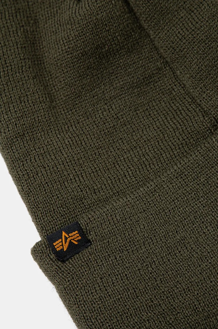 Akcesoria Alpha Industries czapka Velcro 118943.03 zielony