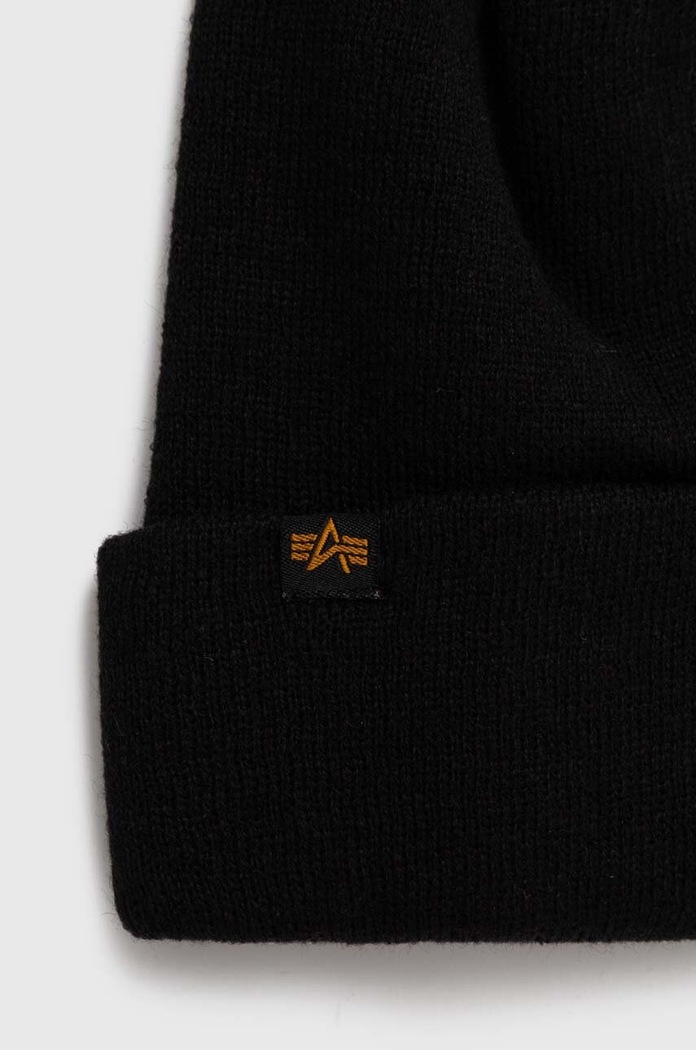Alpha Industries czapka Velcro 118943.03 czarny AW24