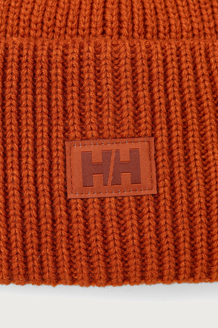 Akcesoria Helly Hansen Czapka beanie HH RIB BEANIE 54020 pomarańczowy