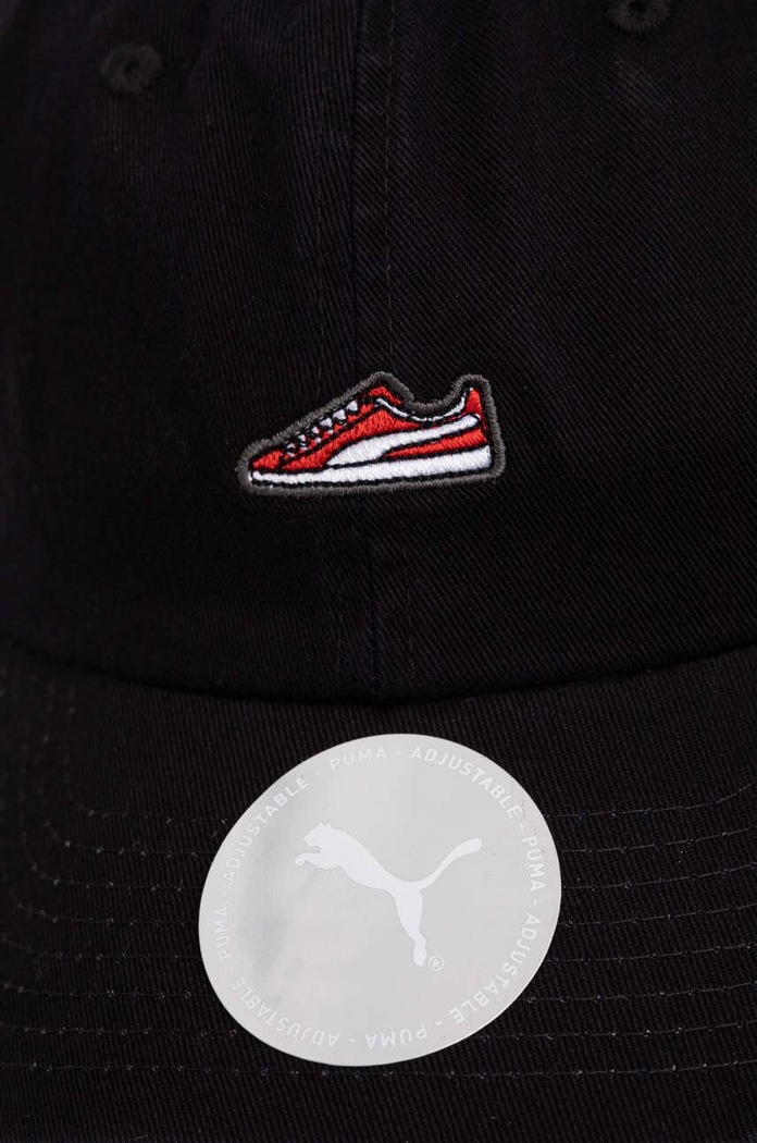 Αξεσουάρ Βαμβακερό καπέλο του μπέιζμπολ Puma 24605. μαύρο