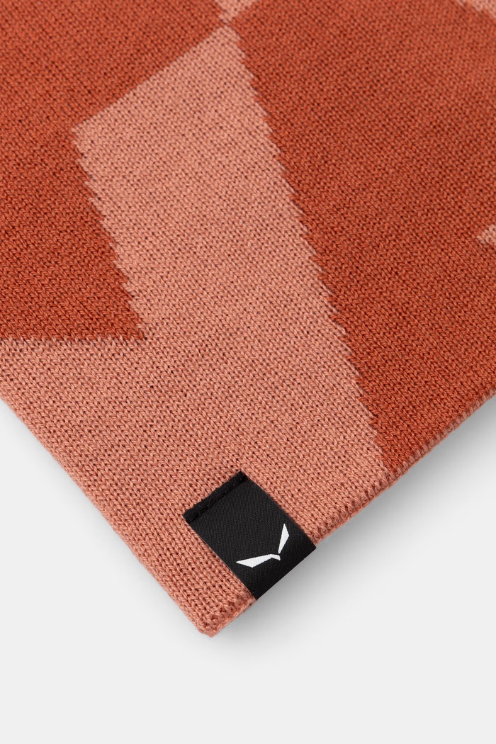 Akcesoria Salewa czapka z wełny merino Pure Reversible 00.0000028772 różowy