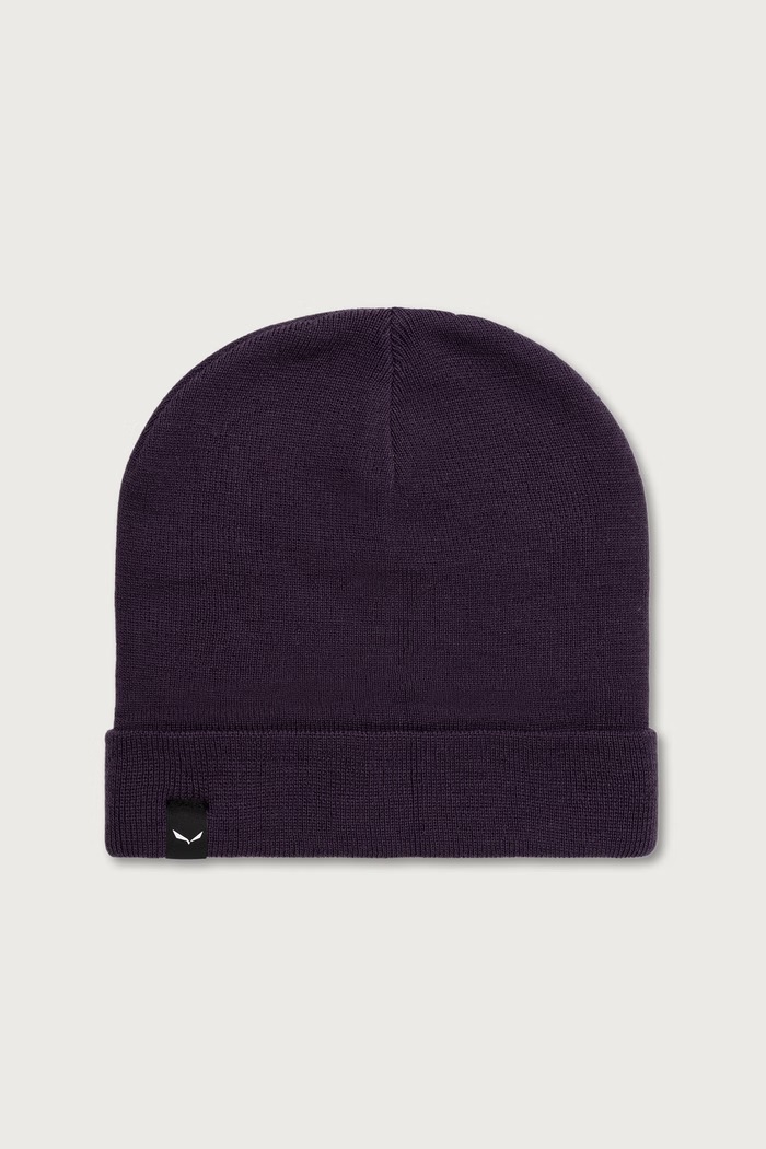 Salewa Czapka beanie z wełną Puez Marino Beanie fioletowy 00.0000028773