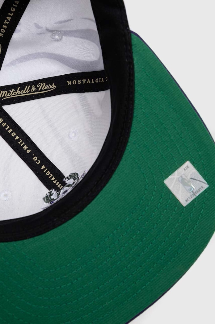 Mitchell&Ness șapcă de baseball din bumbac MILWAUKEE BUCKS alb HHSS5798.MBUYYPPPWHI