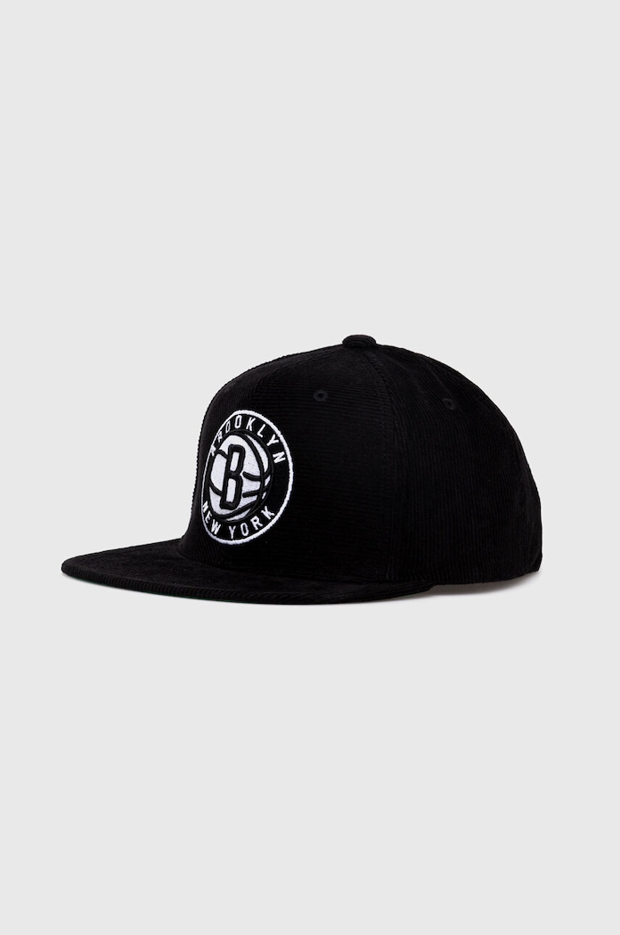 Mitchell&Ness șapcă de baseball din bumbac BROOKLYN NETS bumbac negru HHSS6049.BNEYYPPPBLC