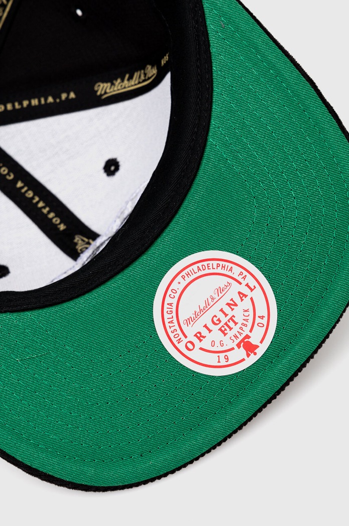 Mitchell&Ness șapcă de baseball din bumbac BROOKLYN NETS negru HHSS6049.BNEYYPPPBLC