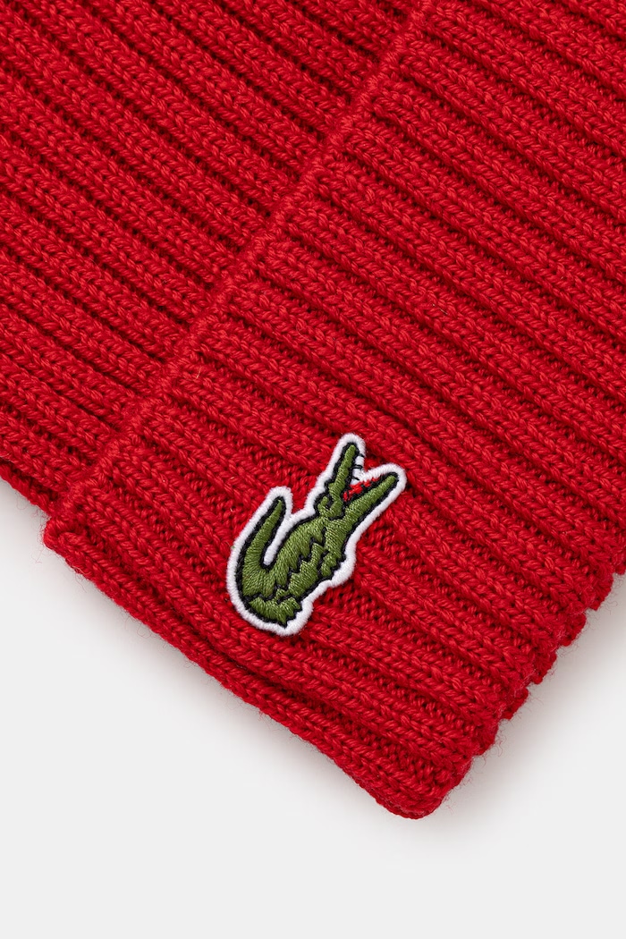 Dodatki Volnena kapa Lacoste RB0001 rdeča