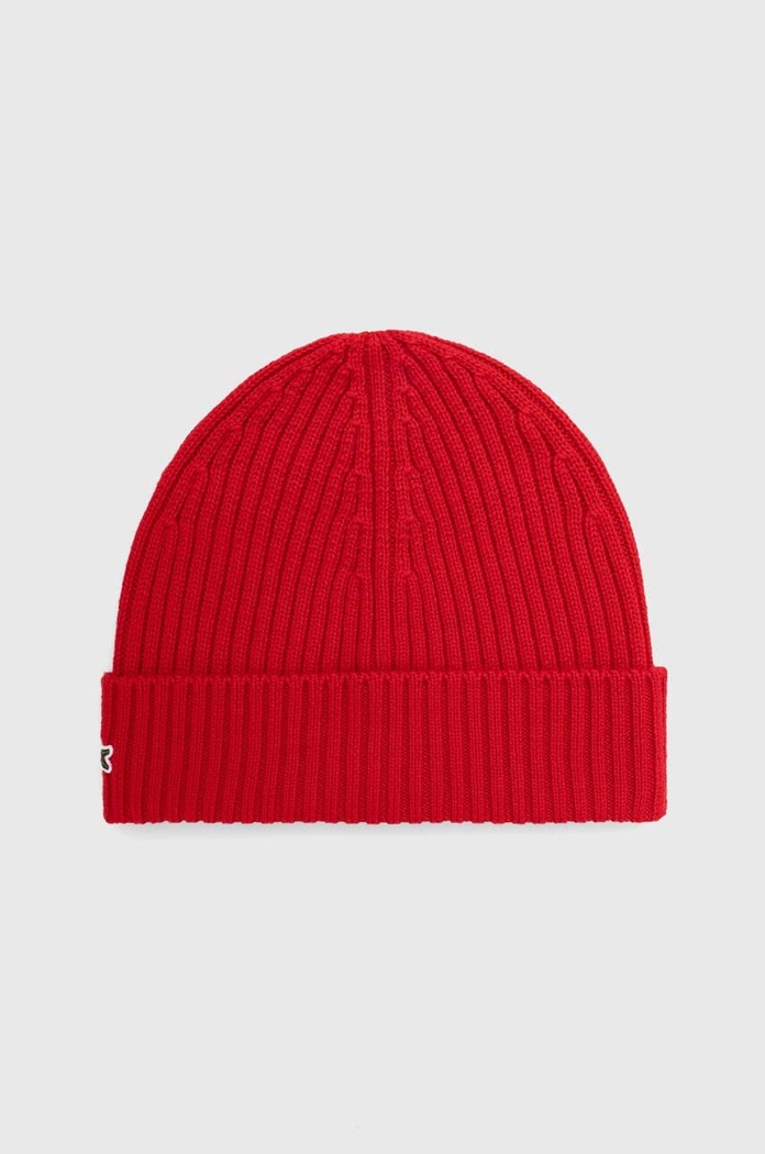 Μάλλινο σκουφί Lacoste RB0001 κόκκινο AW25