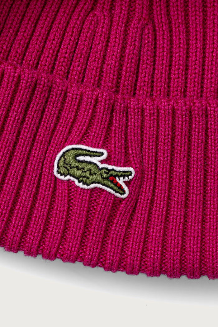 Lacoste Czapka wełniana RB0001 różowy AW25
