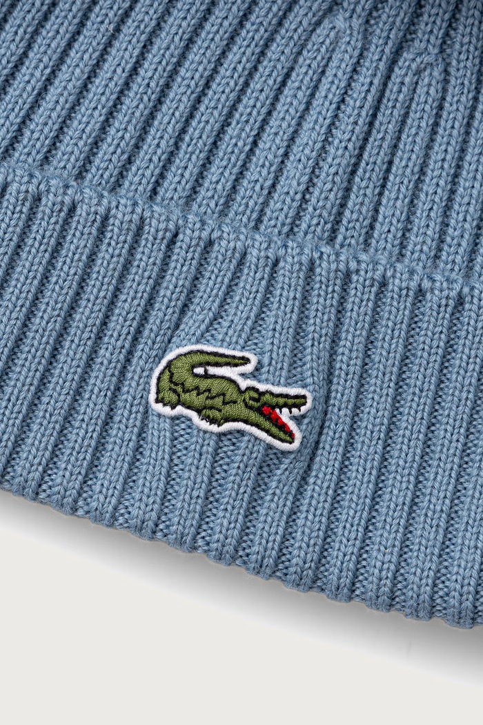 Lacoste Czapka wełniana RB0001 niebieski AW25