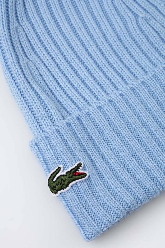 Lacoste czapka wełniana RB0001 niebieski AW25