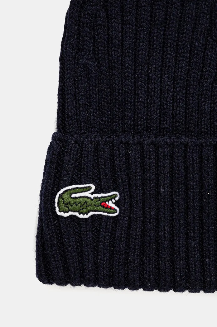 Αξεσουάρ Μάλλινο σκουφί Lacoste RB0001 σκούρο μπλε