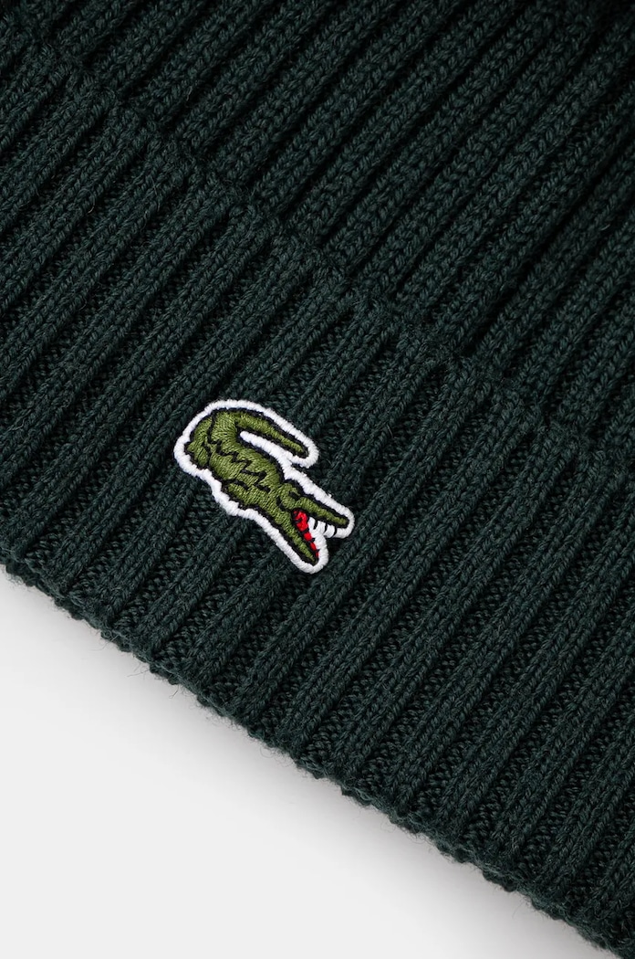 Lacoste berretto in lana RB0001 verde AW25