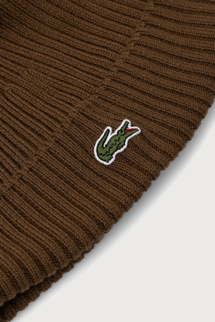 Akcesoria Lacoste Czapka wełniana RB0001 brązowy