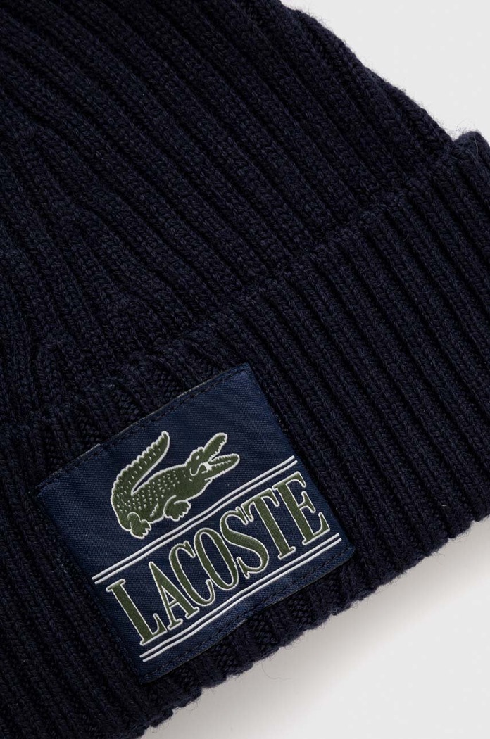 Dodatki Volnena kapa Lacoste RB1783 mornarsko modra