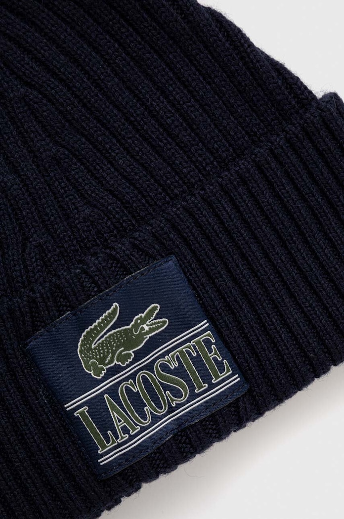 Dodatki Volnena kapa Lacoste RB1783 mornarsko modra