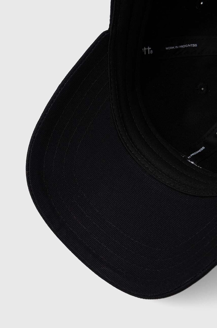 Бавовняна бейсболка Carhartt WIP чорний I028876.0D2XX