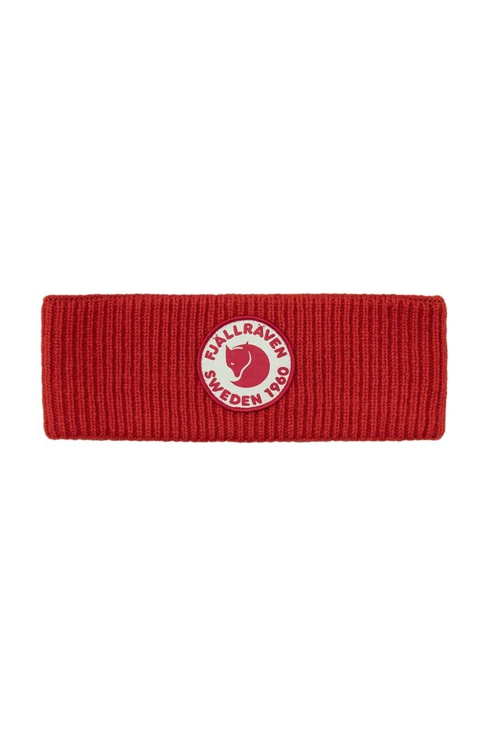 Akcesoria Fjallraven opaska wełniana 1960 Logo F87082.334 czerwony