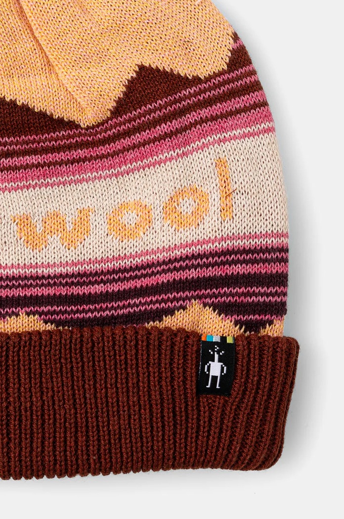Шапка с вълна Smartwool SW018125 оранжев AW24