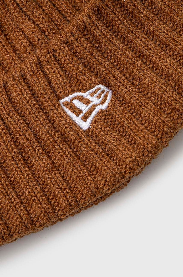 Akcesoria New Era czapka Cuff Beanie 60364240 brązowy