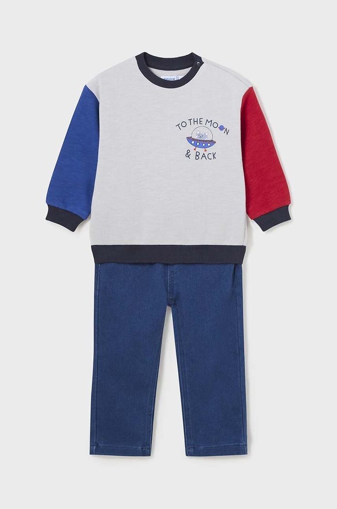 Mayoral compleu bebe tricotaj rosu 2542.3C.Baby.9BYX