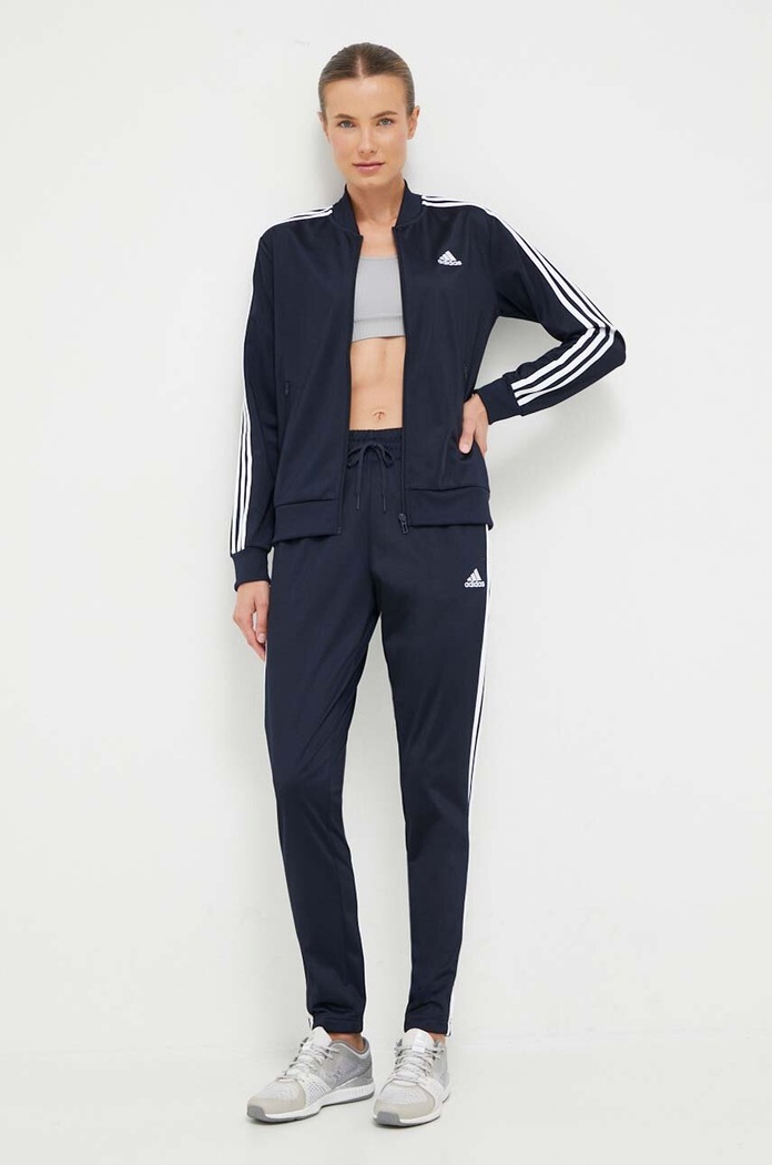 adidas compleu lounge tricotaj bleumarin IJ8782