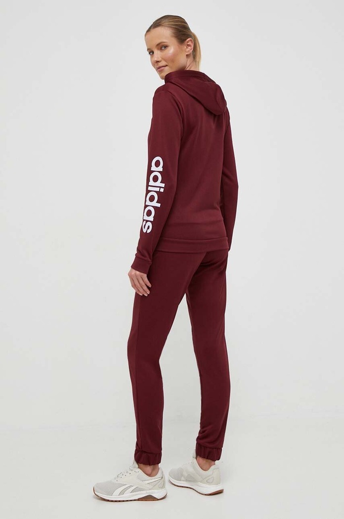 Tepláková souprava adidas IJ8802 burgundské AW23