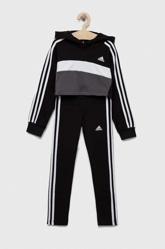 adidas dres dziecięcy dzianina czarny IJ8736