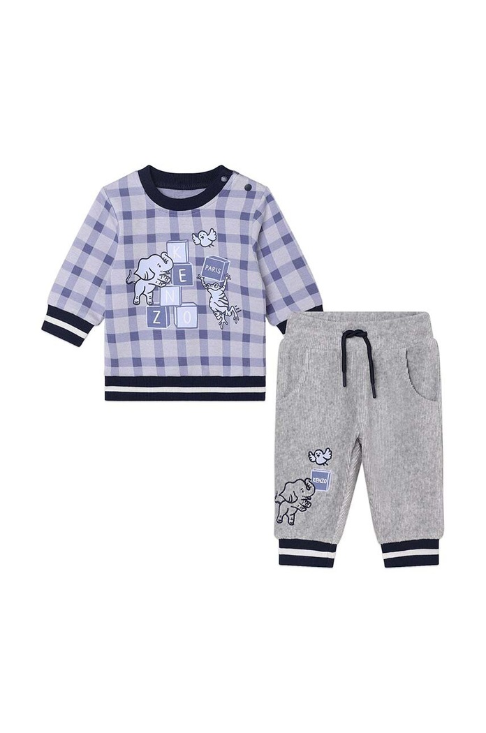 Kenzo Kids komplet lounge z elastanem niebieski K98134