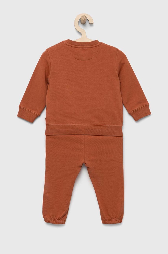 Otroška trenirka Calvin Klein Jeans IN0IN00017.9BYX oranžna AW23