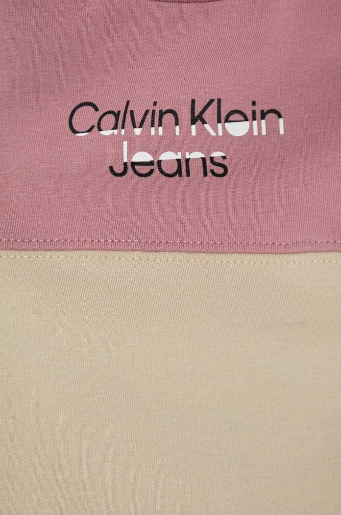 Chłopiec Calvin Klein Jeans dres dziecięcy IN0IN00088.9BYX różowy