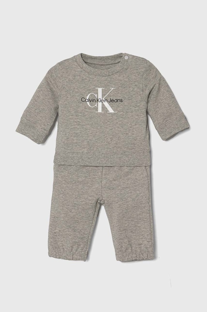 Calvin Klein Jeans baba tréningruha elasztánnal szürke IN0IN00011.9BYX